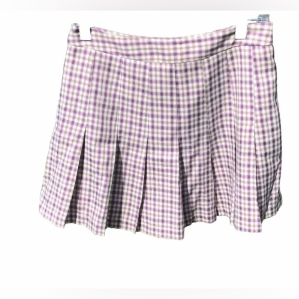 S Clueless skirt skort Cotton Candy LA purple small plaid gingham